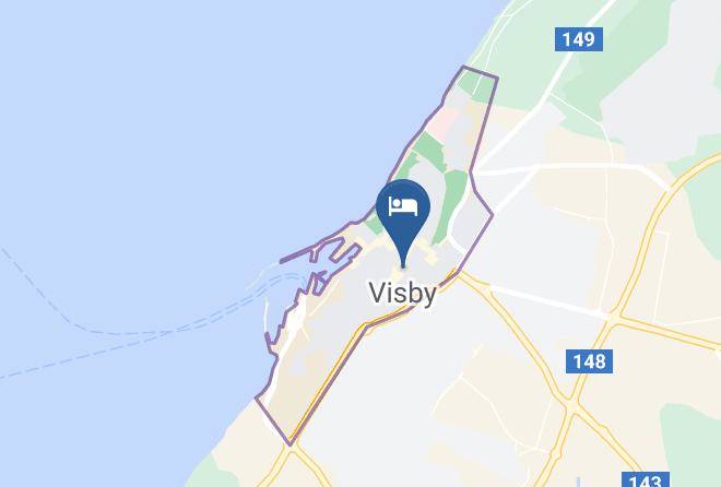 Gotland - Visby Innerstad Lagenheter & Rum Maps