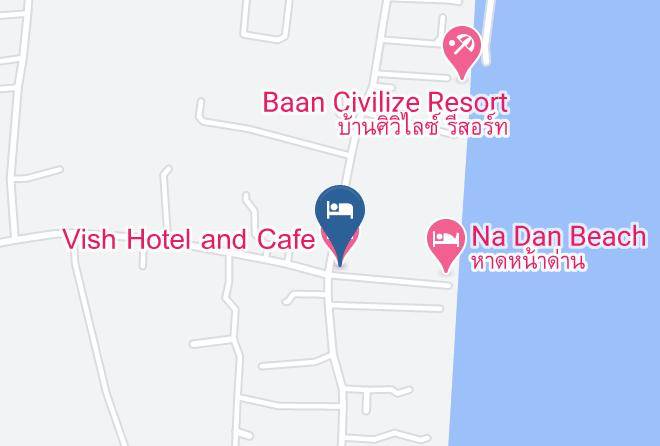 Amphoe Khanom - Vish Hotel And Cafe Maps
