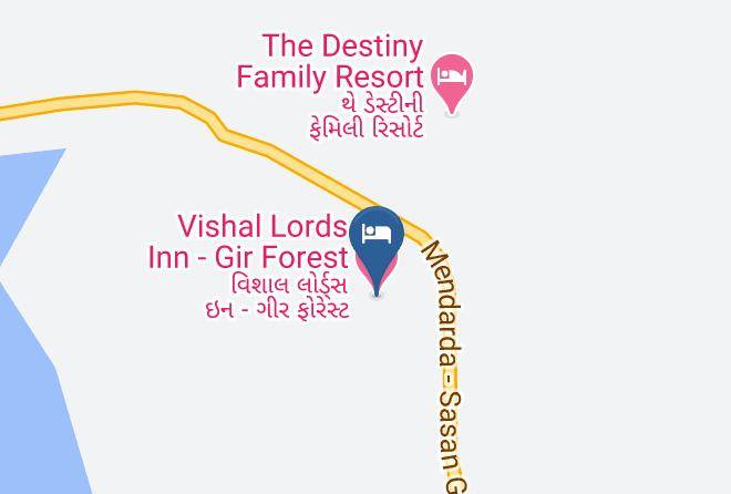 Mendarda - Vishal Lords Inn Gir Forest Maps