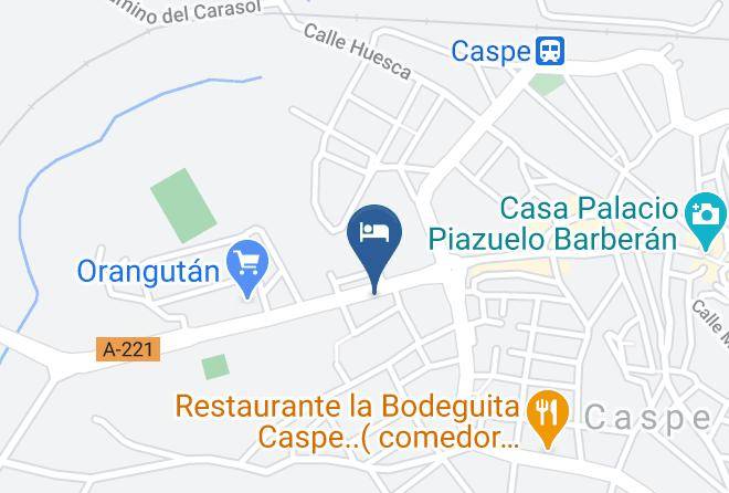 Zaragoza - Visit Hotel Caspe Maps