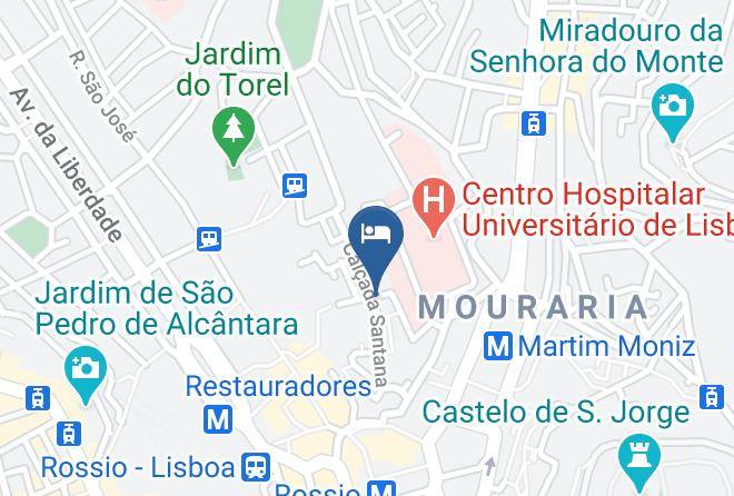 Lisbon - Visitingportugal Historical Holiday Homes Maps