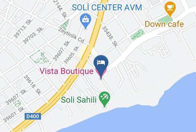 Mezitli - Vista Boutique Hotel Maps
