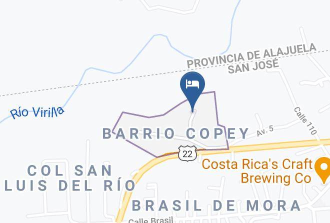 Santa Ana - Vista Canyon Inn Maps