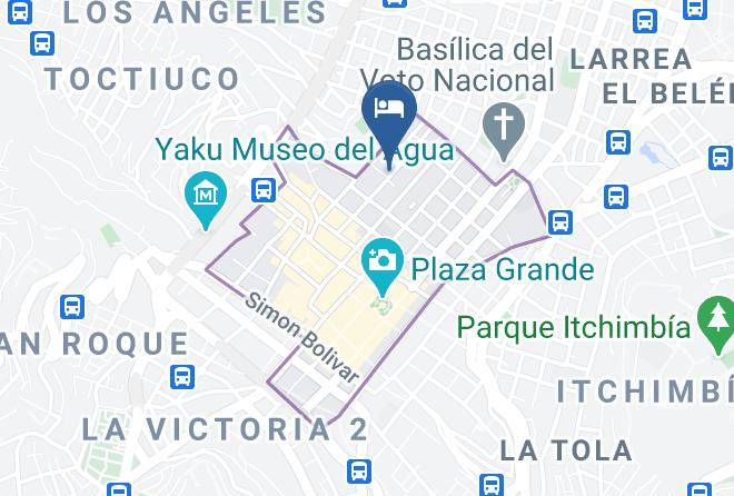 Distrito Metropolitano De Quito - Vista Del Angel Hotel Boutique Maps