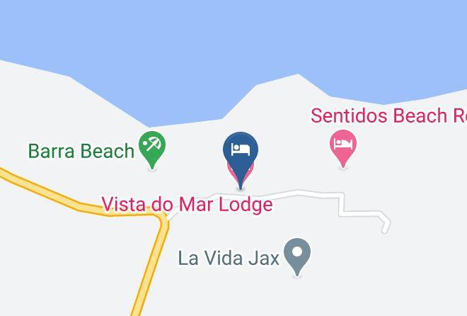 Praia Do Tofo - Vista Do Mar Lodge Maps