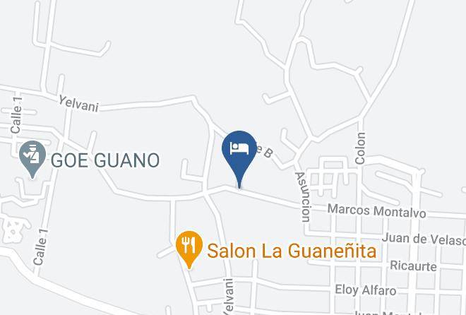 Guano - Hosteria Vista Hermosa Maps