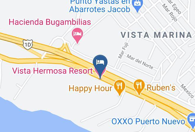 Rosarito Beach Municipality - Vista Hermosa Resort Maps