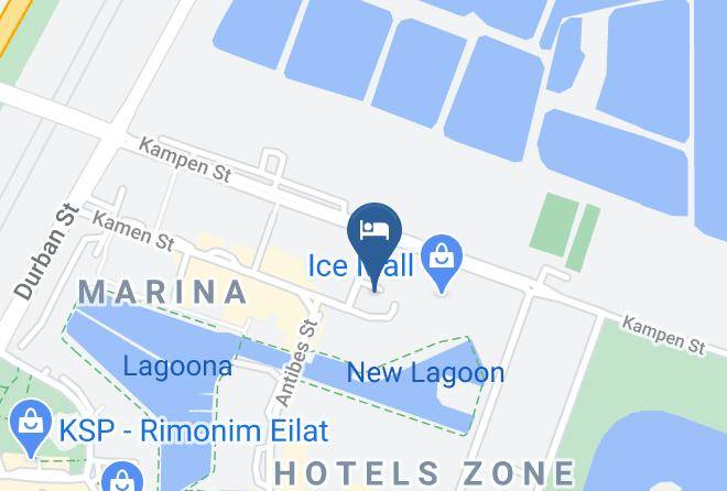 Vista Hotel Eilat Map