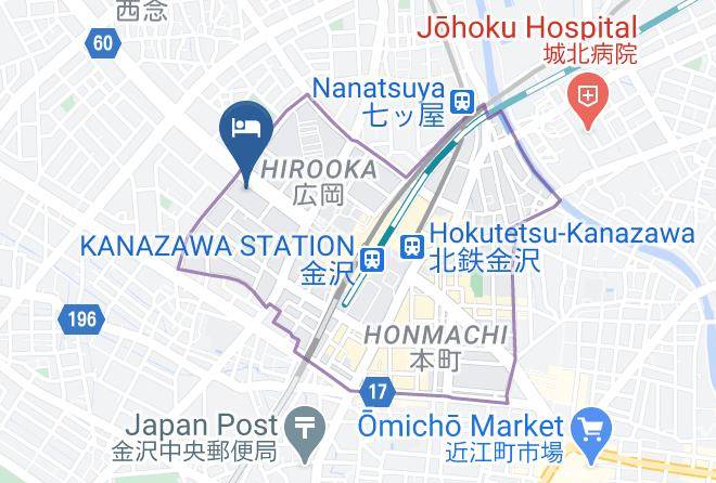 Kanazawa City - Hotel Vista Kanazawa Maps