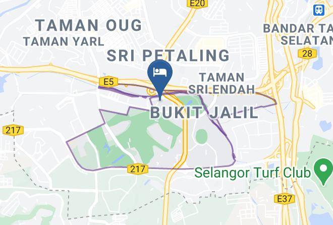 Kuala Lumpur - Vista Komanwel A Maps