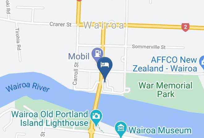 Wairoa - Vista Motor Lodge & Restaurant Maps