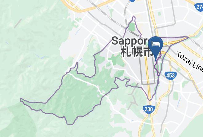 Sapporo City Chuo Ward - Hotel Vista Sapporo Nakajima Park Maps