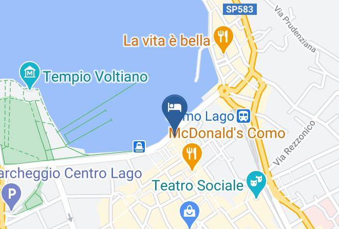 Como - Vista Palazzo Lago Di Como Maps