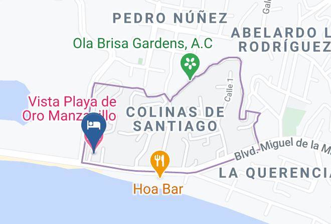 Manzanillo - Vista Playa De Oro Manzanillo Maps