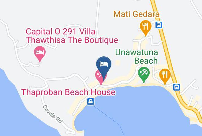 Galle - Vista Premiere Unawatuna Beach Maps
