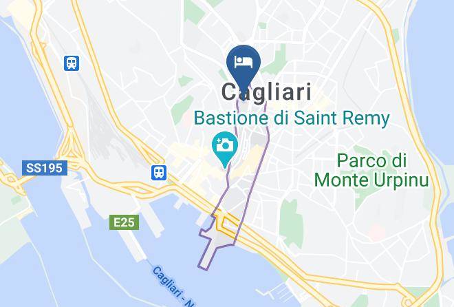Cagliari - Vista Sui Tetti Bed And Breakfast Maps