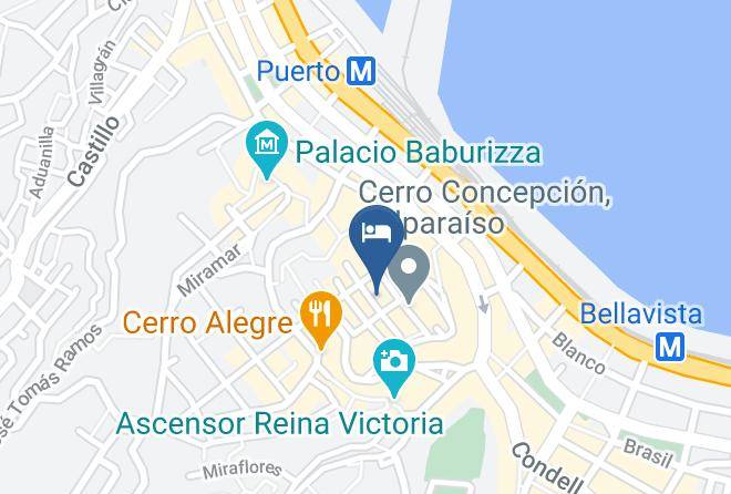 Valparaiso Province - Vistamar Cerro Concepcion Maps