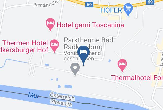 Sudoststeiermark District - Vitalhotel Der Parktherme Bad Radkersburg Maps