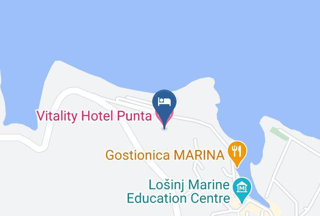 Mali Losinj - Vitality Hotel Punta Maps