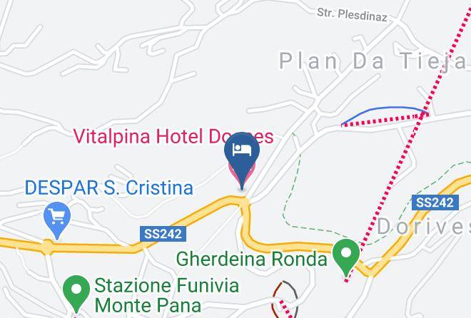 Vitalpina Hotel Dosses Map