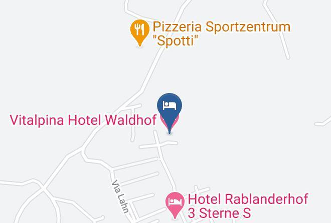 Bolzano - Vitalpina Hotel Waldhof Maps
