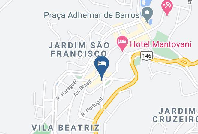 Aguas De Lindoia - Vitoria Garden Hotel Maps