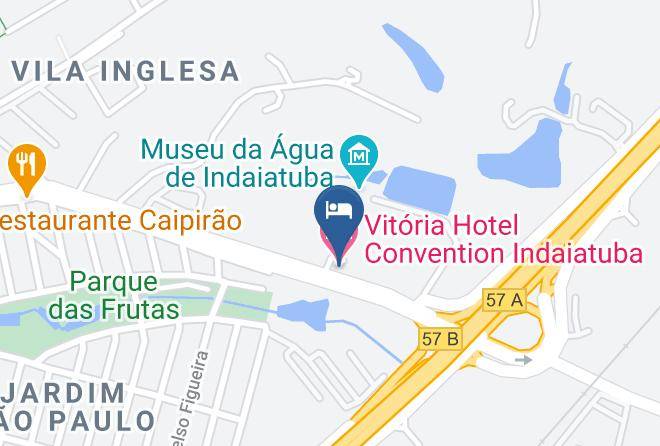 Indaiatuba - Vitoria Hotel Convention Indaiatuba Maps