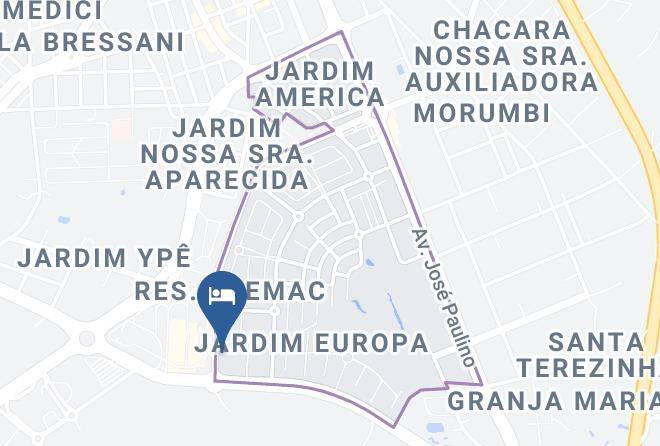 Paulinia - Vitoria Hotel Convention Paulinia Maps