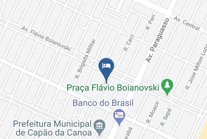 Capao Da Canoa - Vitoria Hotel Litoral Maps