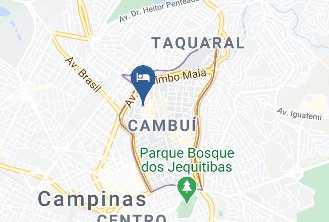Campinas - Hotel Vitoria Newport Residence Maps
