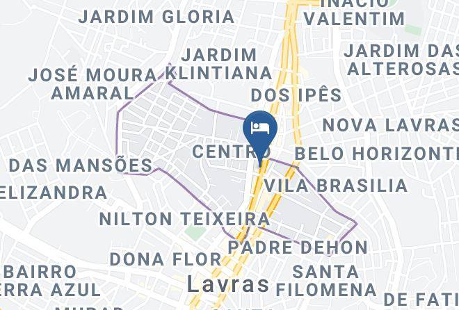 Lavras - Vitoria Palace Hotel Maps