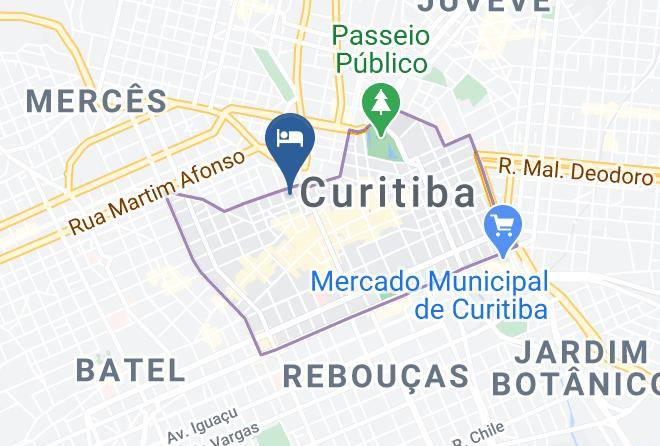 Curitiba - Vitoria Regia Hotel Maps