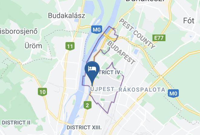 Budapest 4 Kerulet - Vitta Hotel Superior Maps
