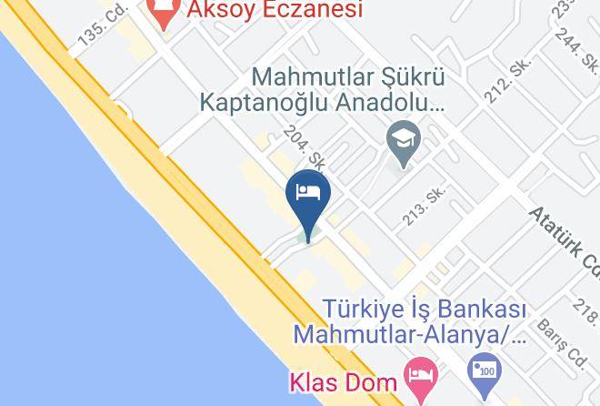 Alanya - Viva Beach Otel Maps