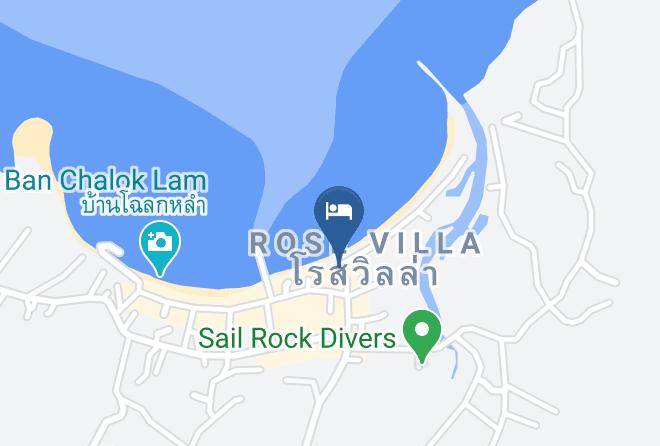 Amphoe Ko Pha Ngan - Viva Hotel On The Beach Maps