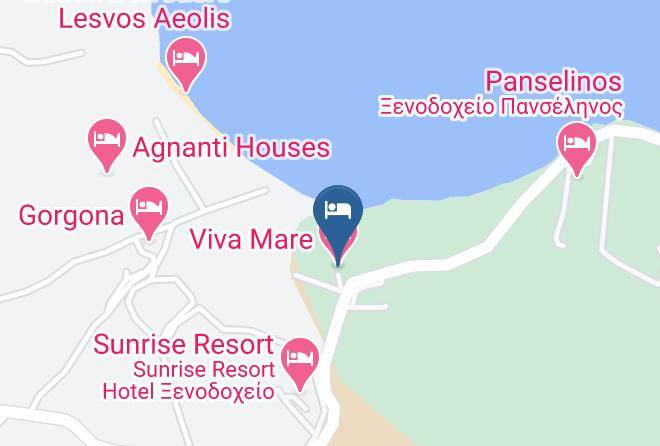 Lesvos - Viva Mare Hotel Maps