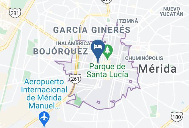 Merida - Viva Merida Hotel Boutique Maps