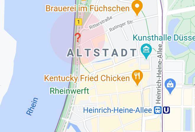 Dusseldorf - Viva Riverside Altstadt Maps