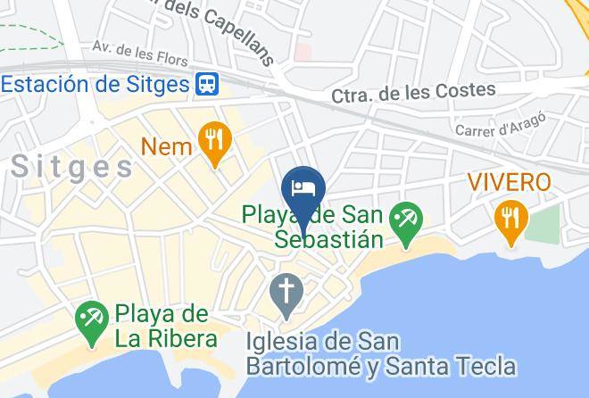 Barcelona - Viva Sitges Mayo Terrace Maps
