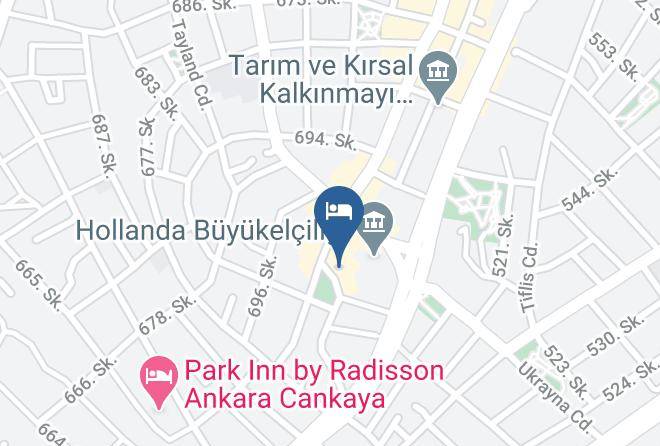 Cankaya - Vivaldi Ce Gold Hotel Maps