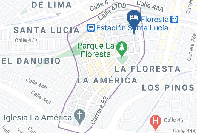Medellin - Vive In Floresta Maps