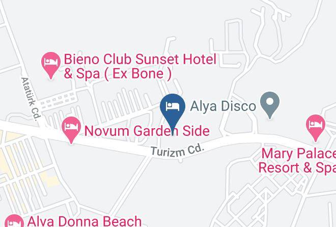 Manavgat - Viven Paradise Hotel Maps