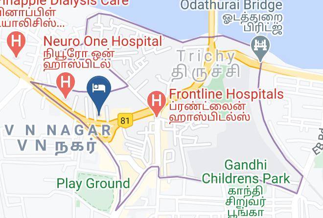 Tiruchirappalli - Vivid A Boutique Hotel Maps