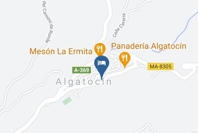 Malaga - Vivienda El Algarrobo Maps
