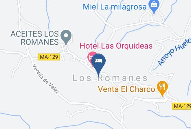 Malaga - Vivienda Rural La Atalaya De Los Romanes Maps