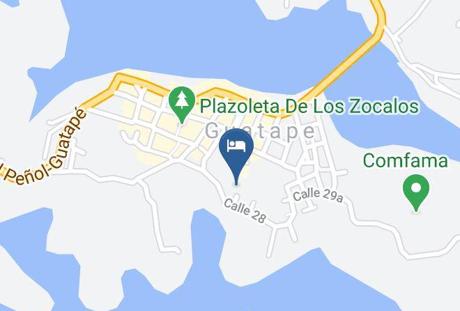 Guatape - Vivienda Turistica El Horizonte Maps