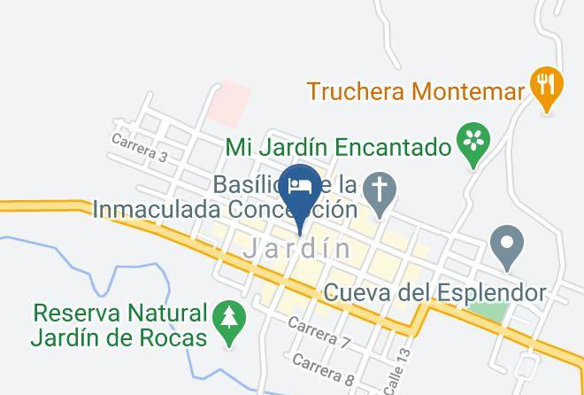 Jardin - Vivienda Turistica Violeta Maps