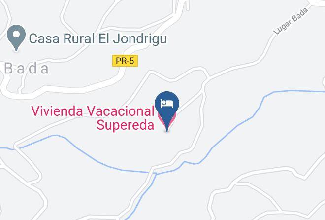 Asturias - Vivienda Vacacional Supereda Maps
