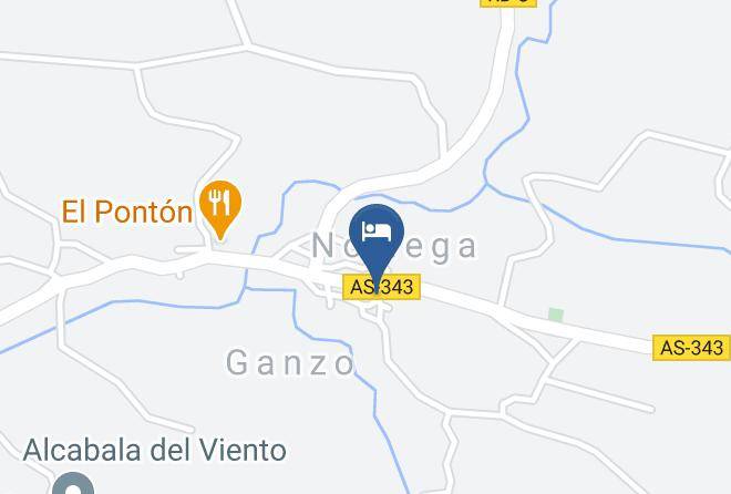 Asturias - Vivienda Vacional El Navariegu Maps