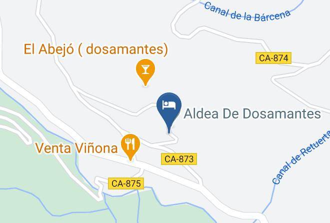 Pesaguero Dos Amantes - Viviendas Rurales Aldea De Dosamantes Maps